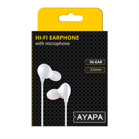 AYAPA HI-FI EARPHONES WITH MIC - AA6806